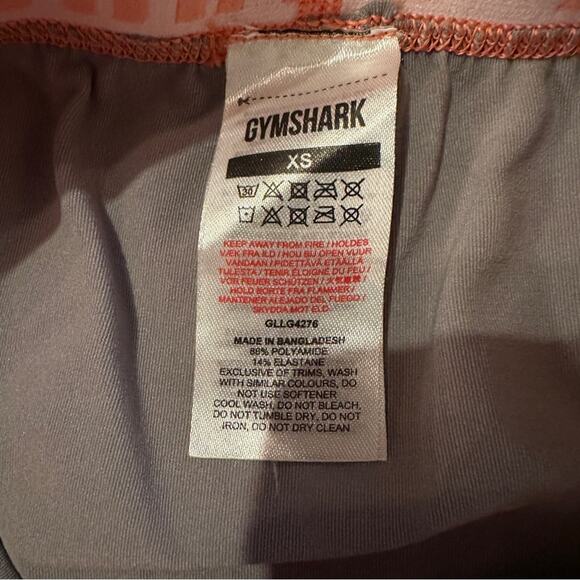 Gymshark Gray & Pink Seamless Flex Fitness Low Rise Capri Leggings Sz XS - Picture 4 of 9